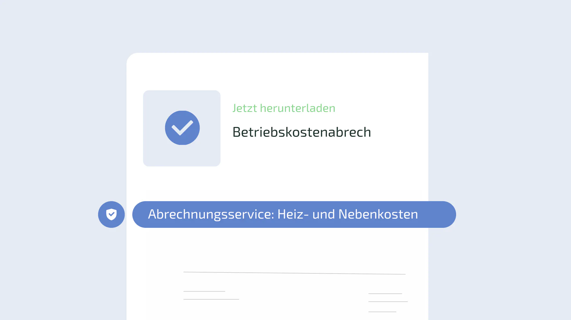 Abrechnungsservice: Heiz- und Nebenkosten rechtssicher abrechnen