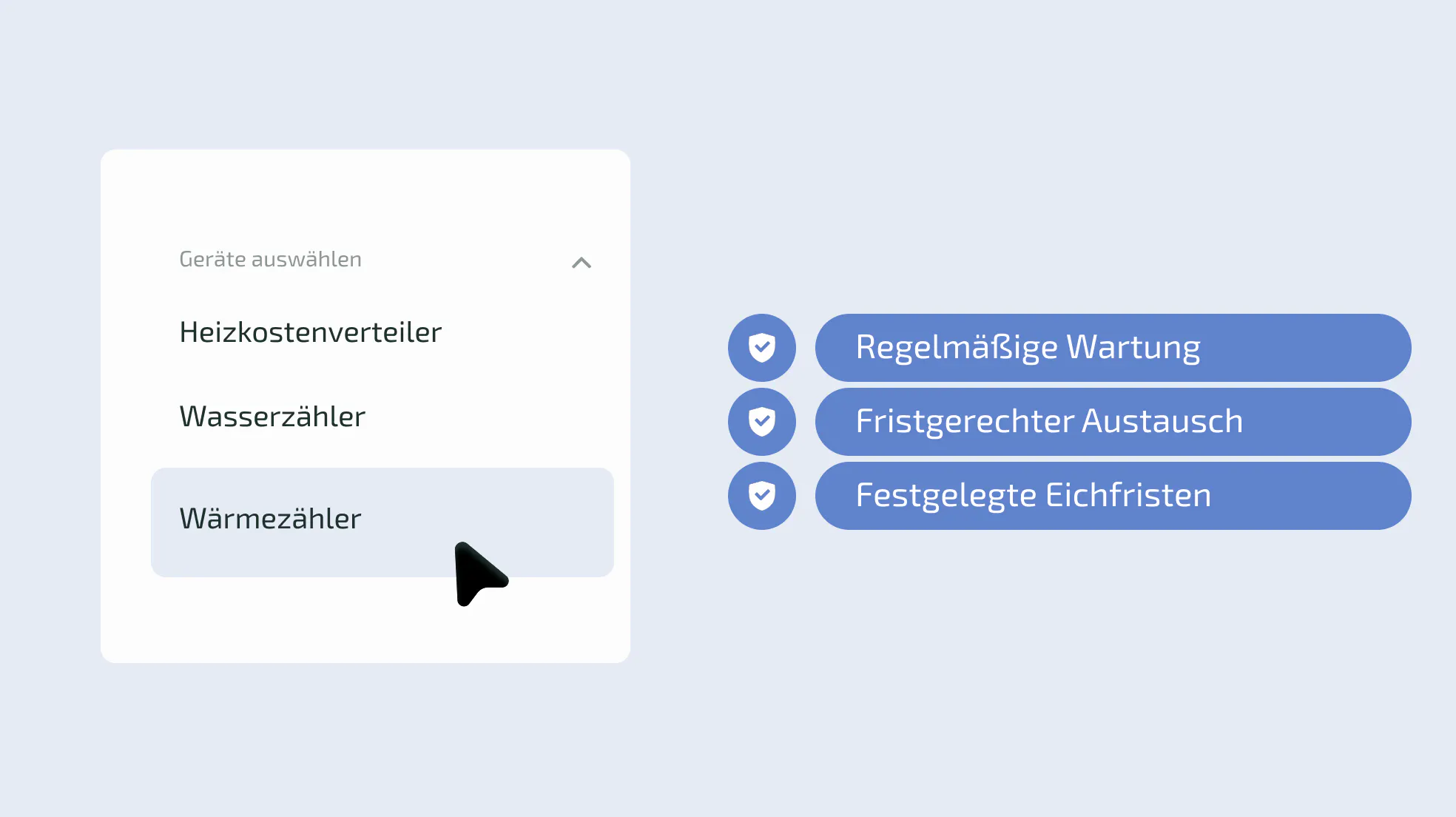Klar Vorschriften für Messgeräte