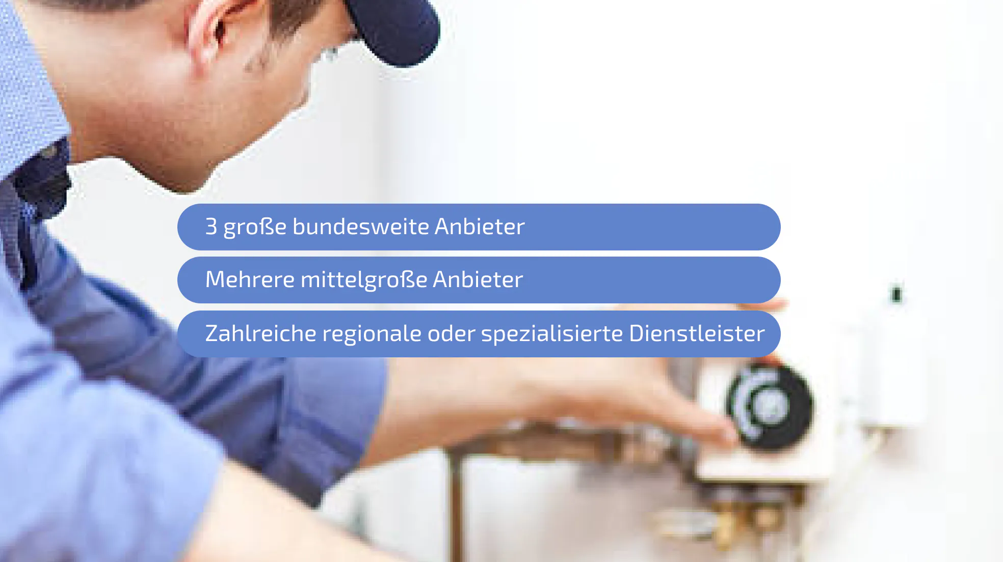 Verschiedene deutsche Messdienstleister