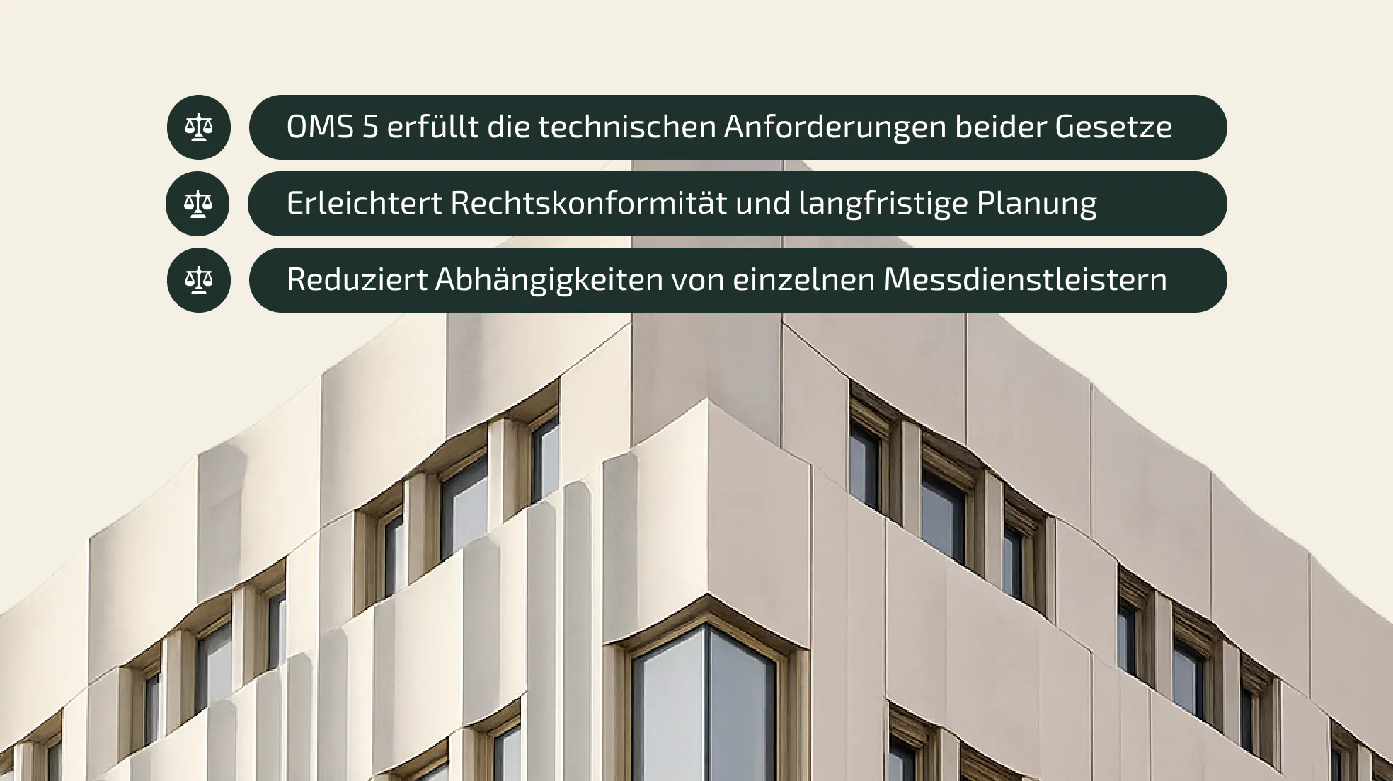 Bedeutung bei Messstellenbetrieb, Gesetz und GEG bei OMS 5für Hausverwaltungen 