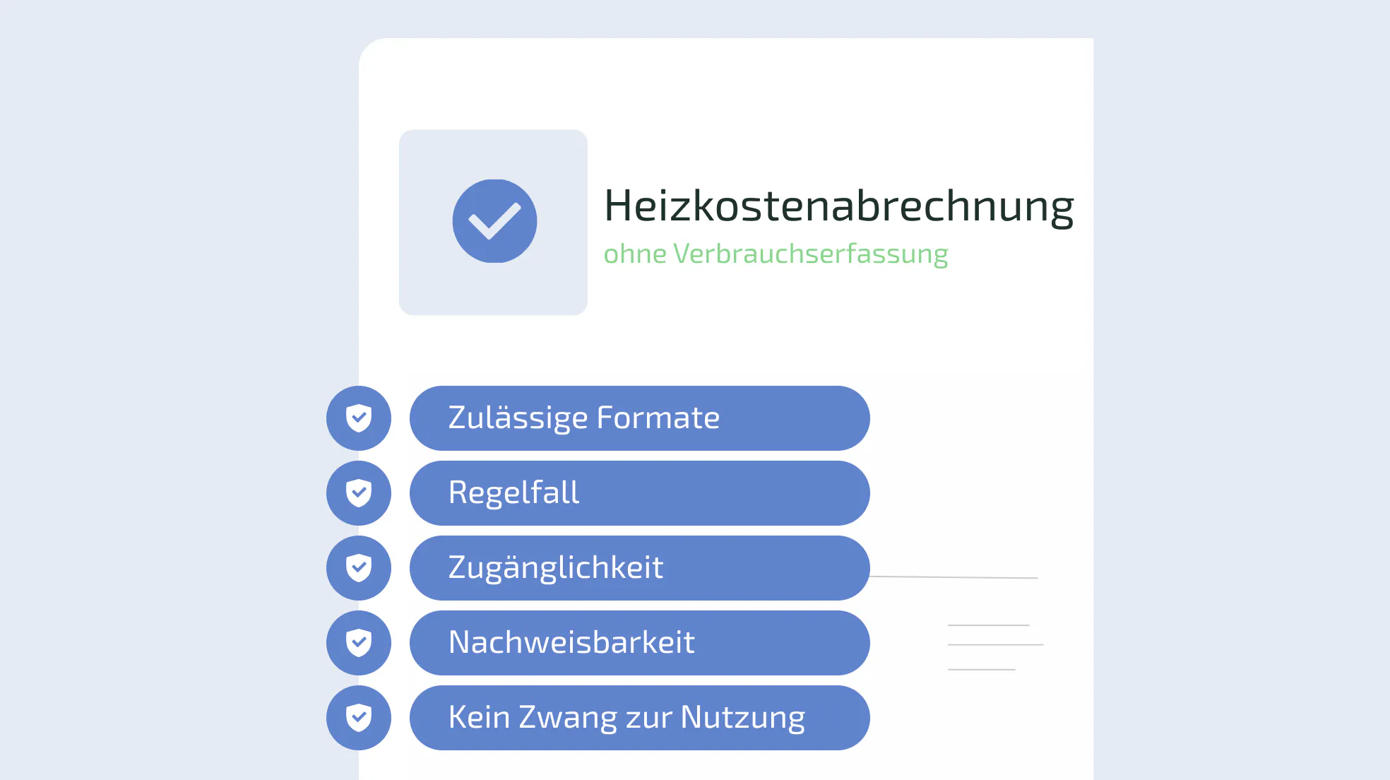 Bereitstellung der unterjährige Verbrauchsinformation