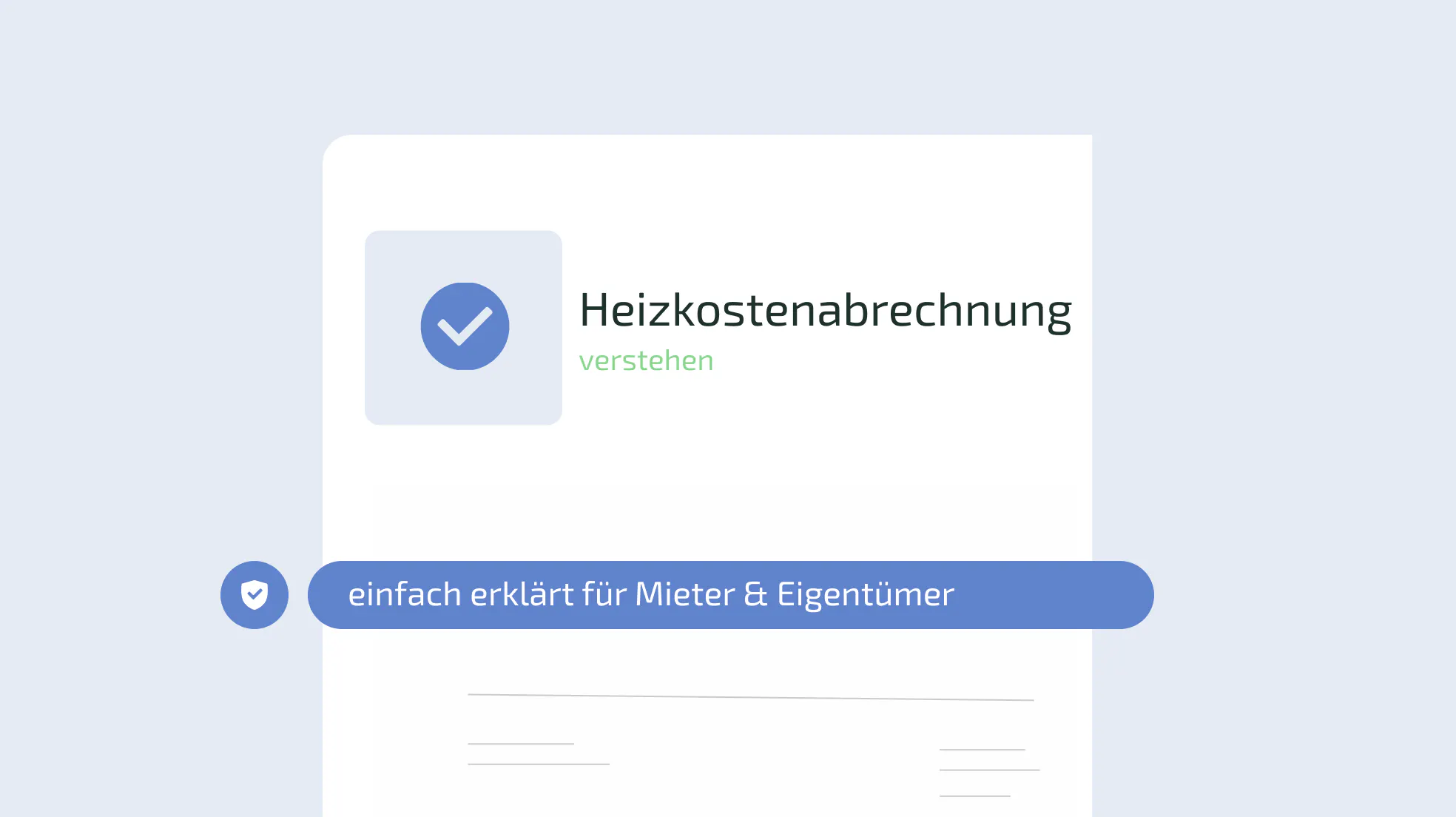 Heizkostenabrechnung verstehen – einfach erklärt für Mieter & Eigentümer