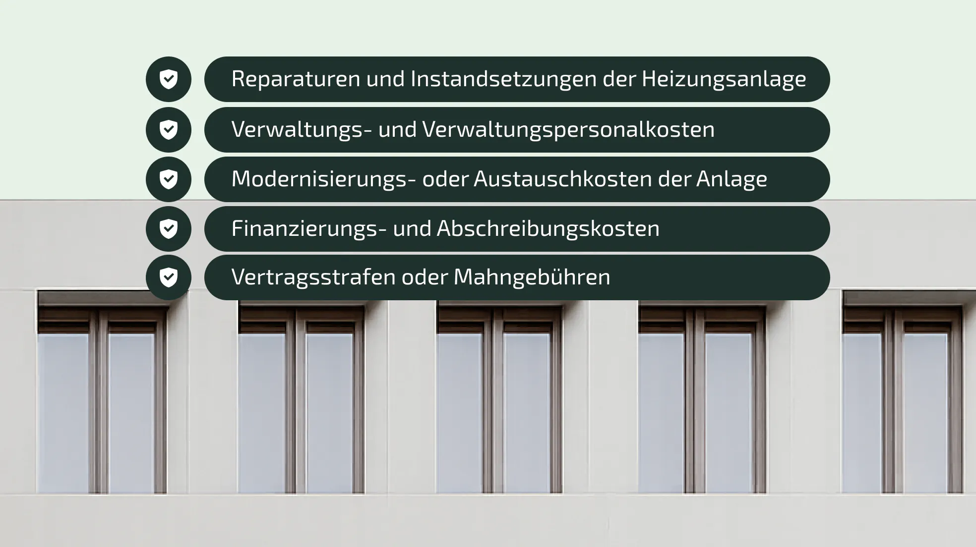 Nicht umlagefähige Kosten der Heizkostenabrechnung