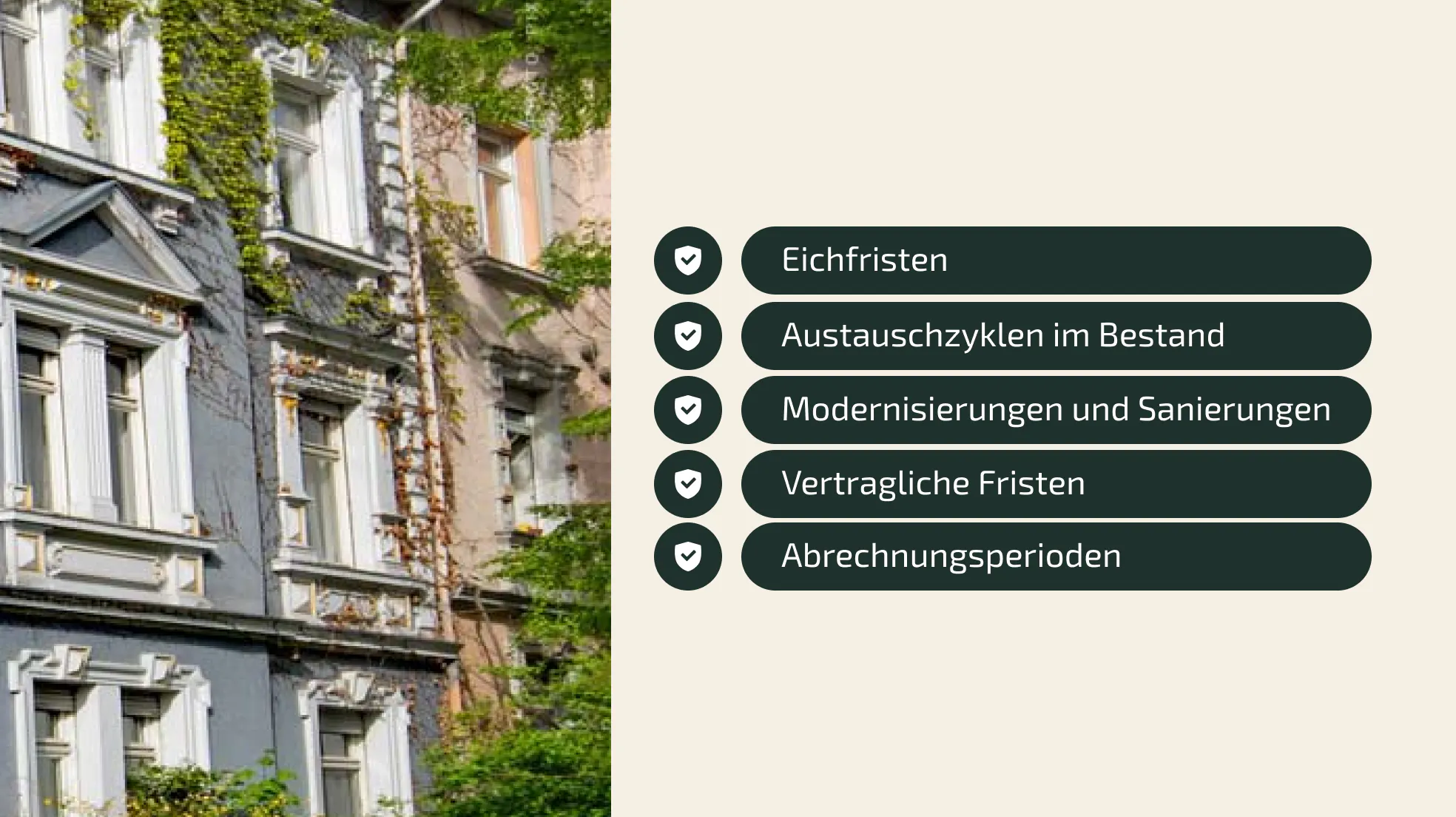 Fristen für Hausverwaltungen bei einer Nachrüstung