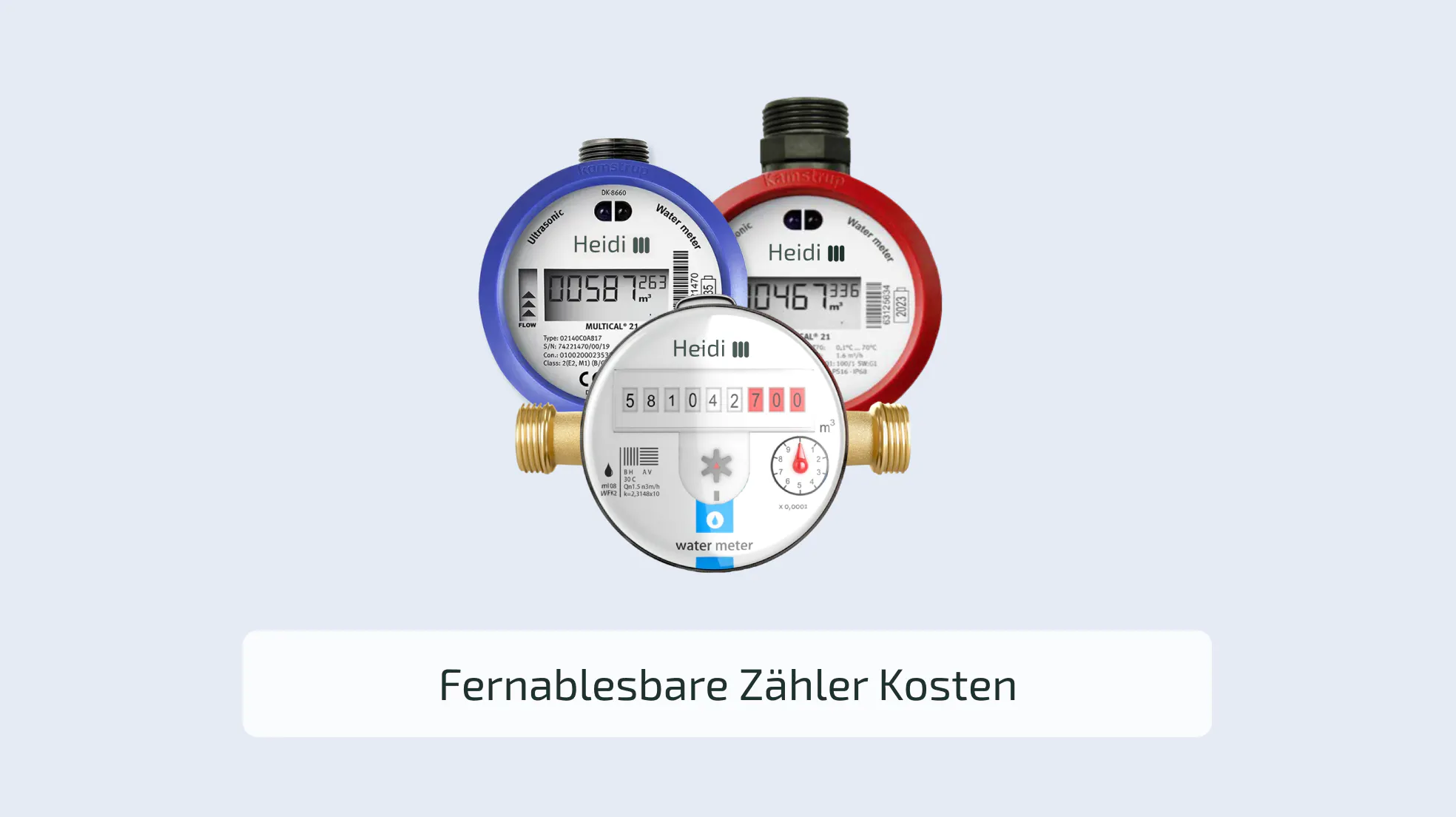 Fernablesbare Zähler Kosten: Anschaffung, Miete und laufende Kosten im Vergleich