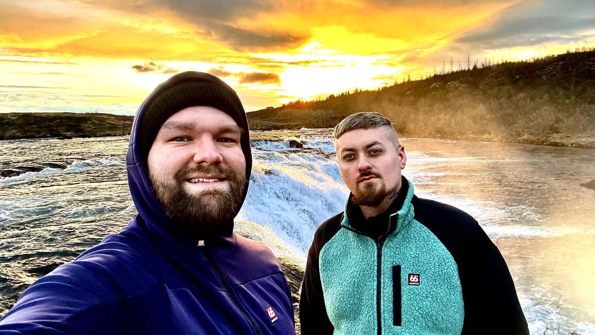 Calum and Ryan, founders of Icelandic Adventure, sharing travel guides with their community. Image by Icelandic Adventure