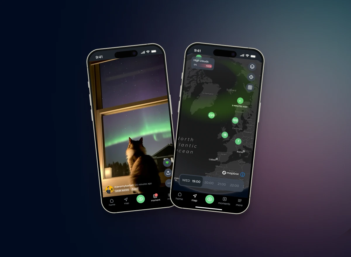 Real-Time Aurora Sightings, Locations & Photos | Hello Aurora App