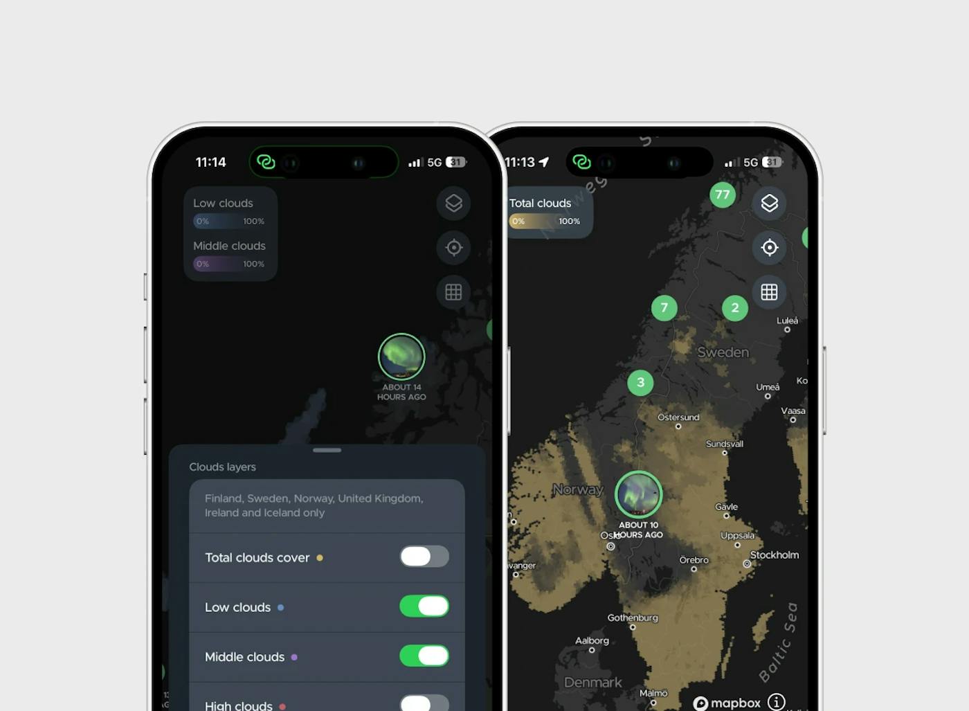 Find clear skies instantly