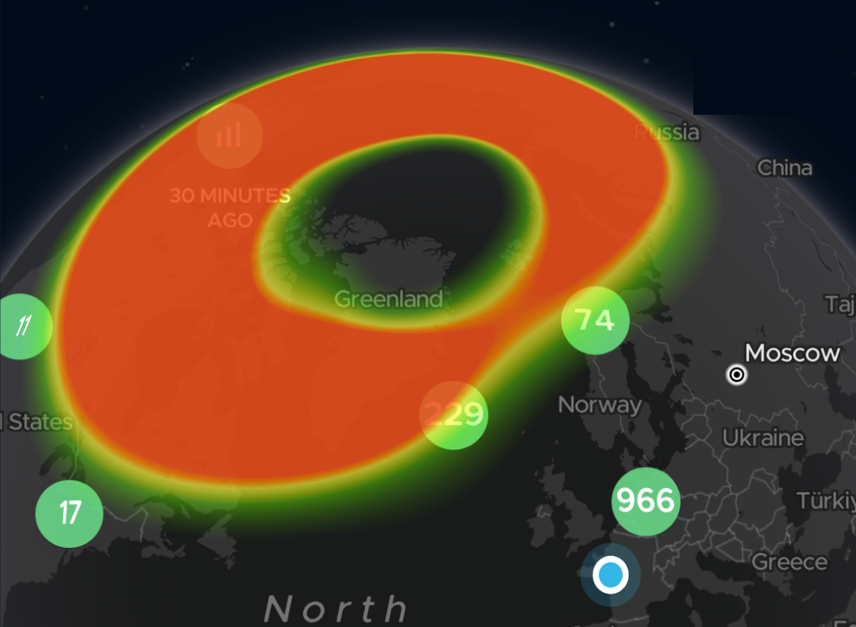 Northern Lights Map and How to Use It