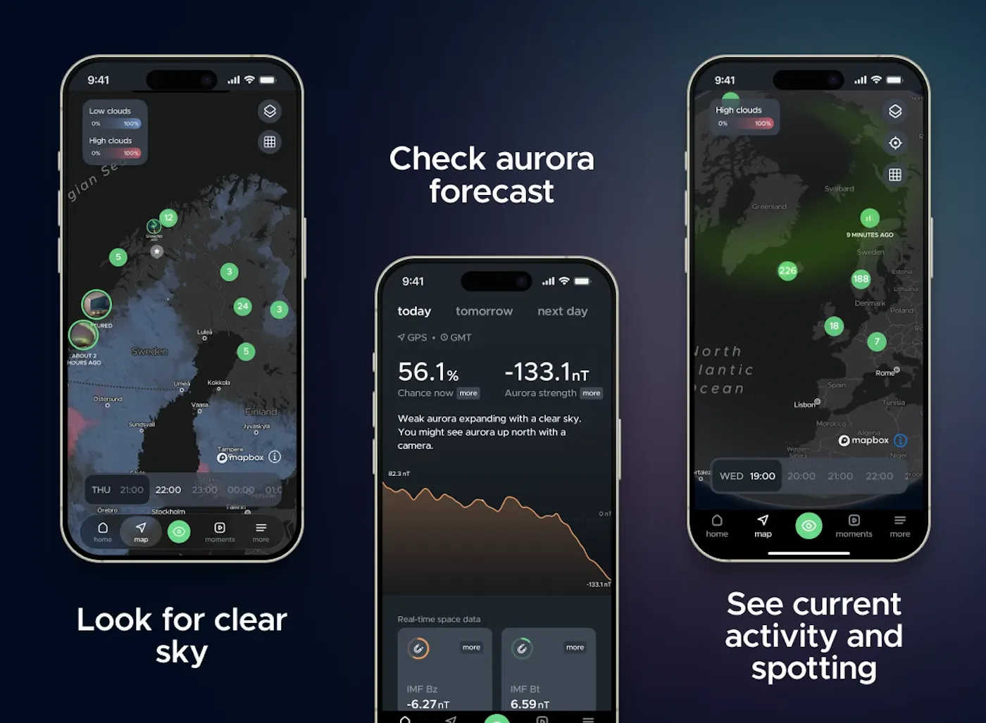 Step-by-step guide illustrating how to effectively see and track Northern Lights activity in Tromsø, Norway.