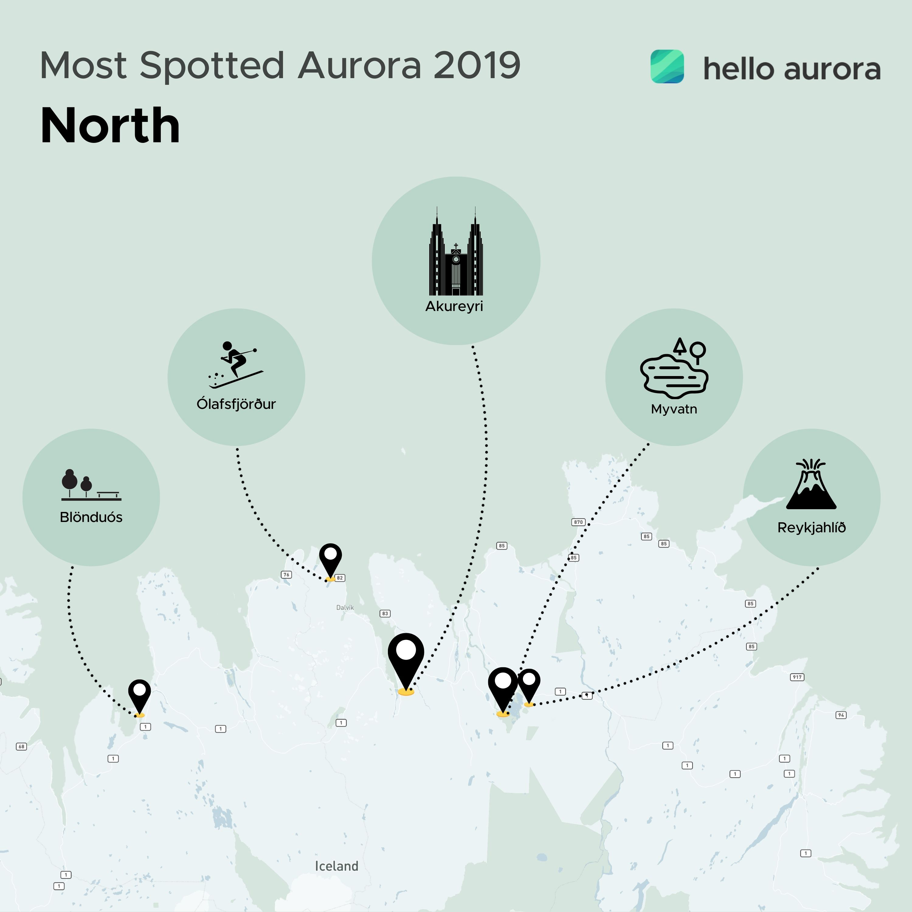 The Ultimate Tips to the Aurora Locations in the North, Iceland 2019/2020