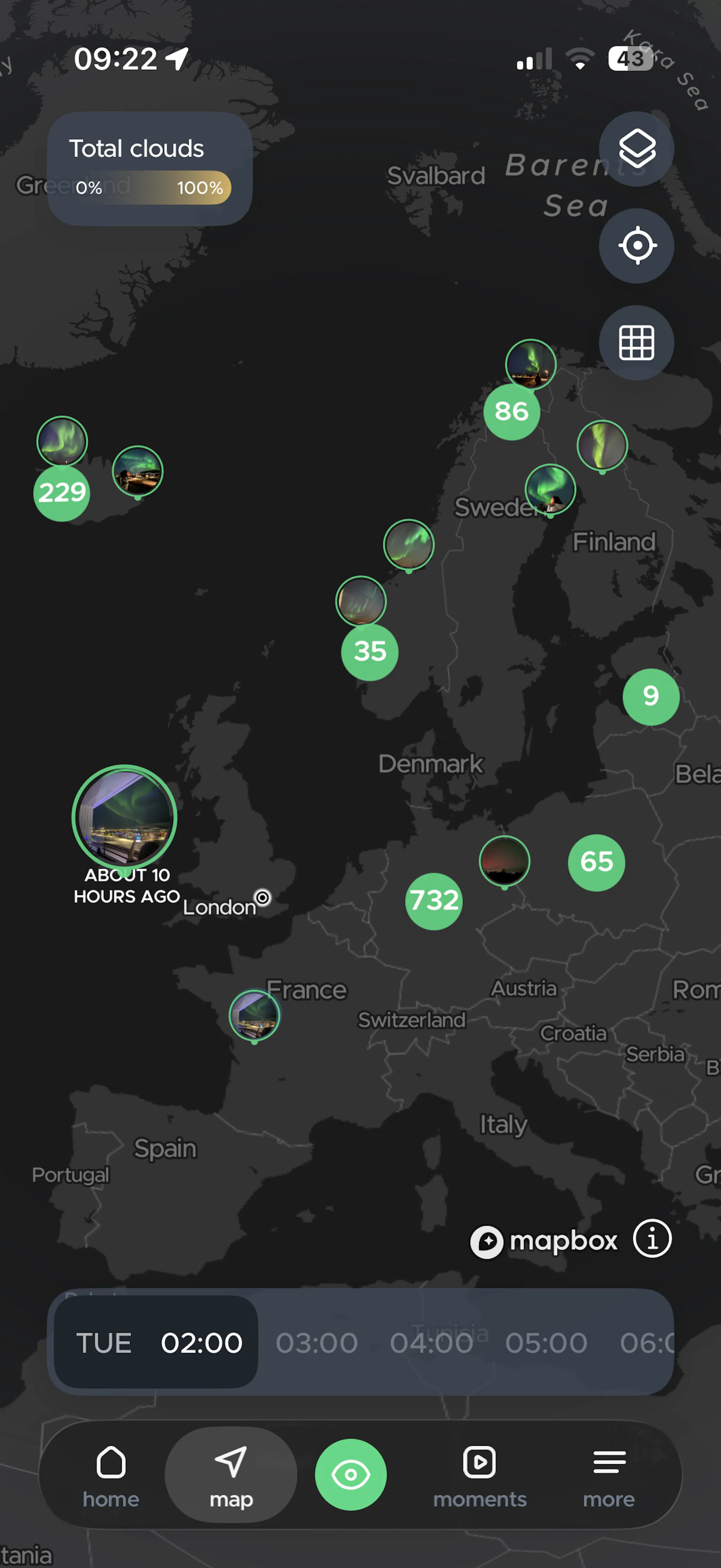 Aurora Map