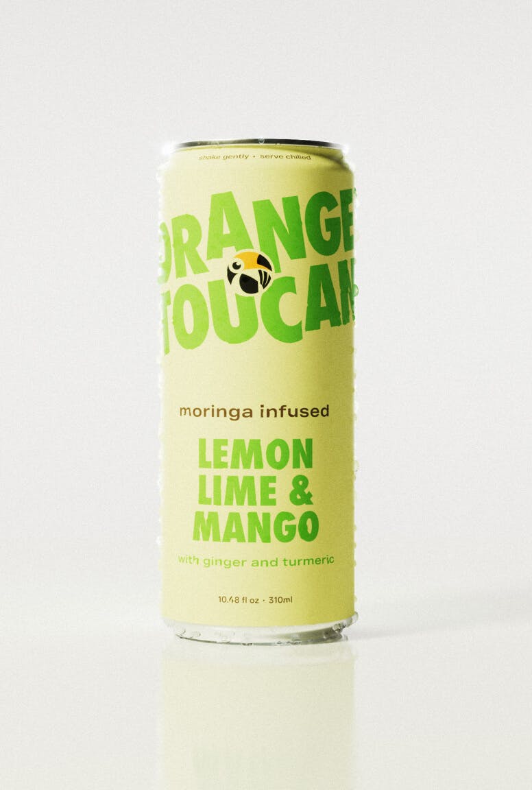 Single can of Orange Toucan