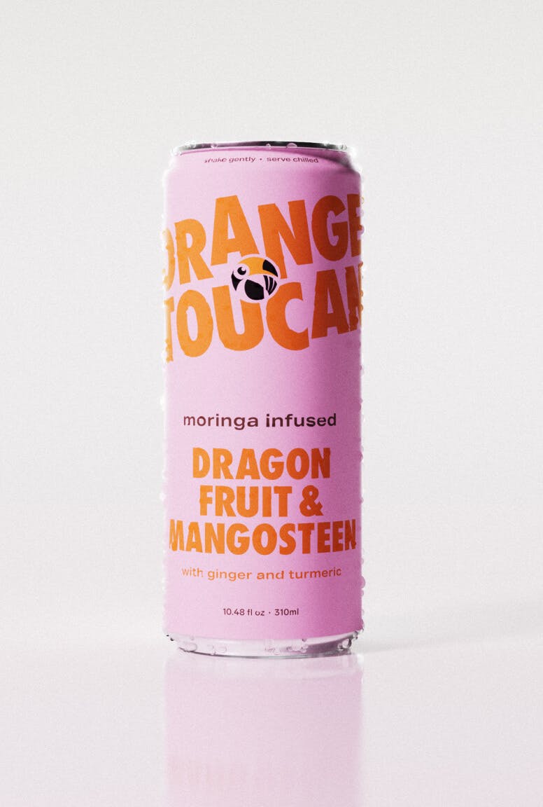 Single can of Orange Toucan