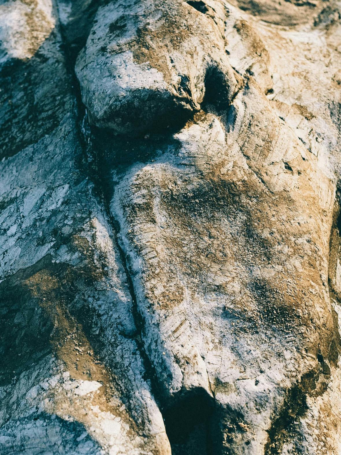 detail photo of beach rock