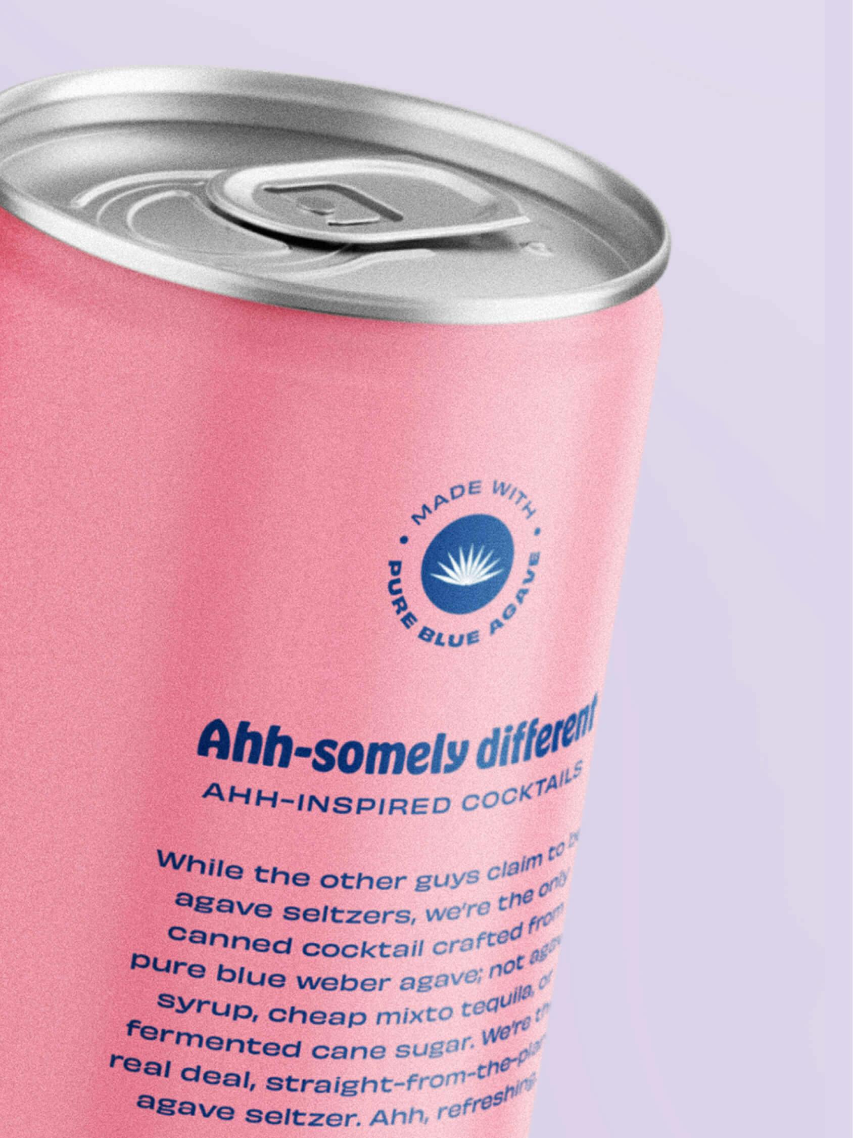 top of canned beverage