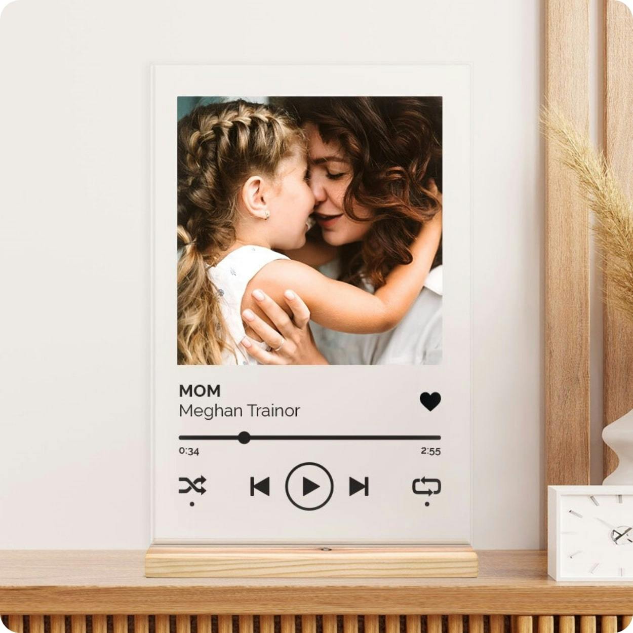 Plaque musicale personnalisée