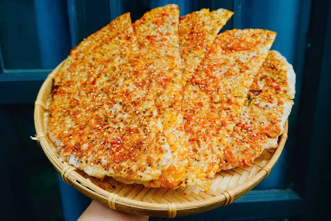 Bánh Tráng Dừa Tỏi Ớt Bình Định