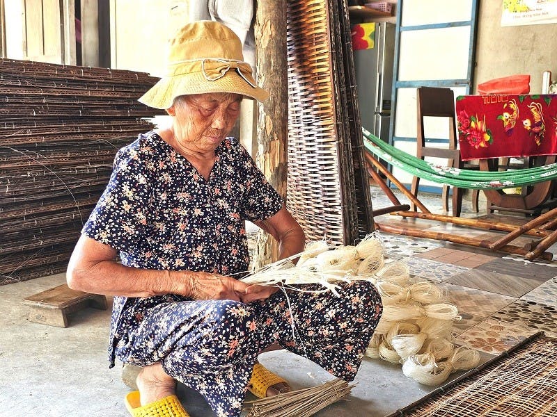 Hình ảnh làng nghề bún số 8 Tam Quan