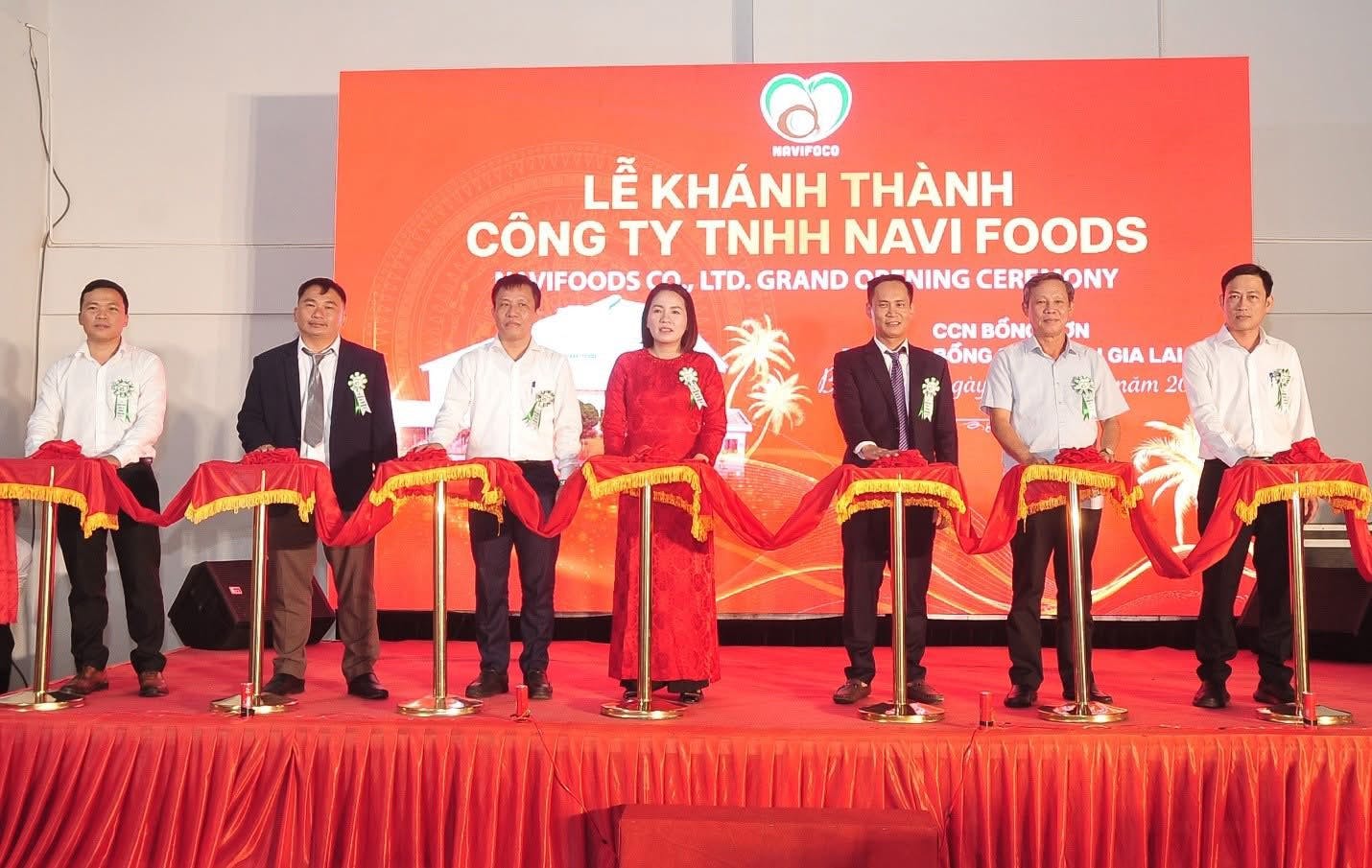 Công Ty TNHH Navi Foods Khánh Thành Nhà Máy Sản Xuất Bánh Dừa Tại Cụm Công Nghiệp Bồng Sơn