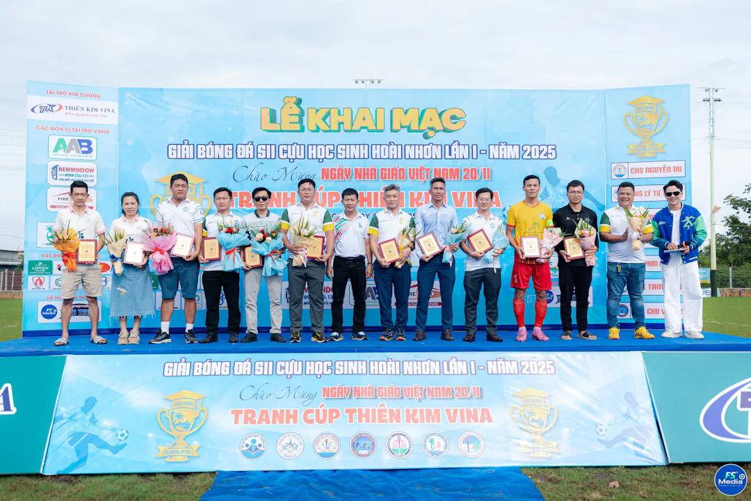 Hình ảnh - Khai Mạc Giải Bóng Đá S11 Cựu Học Sinh Hoài Nhơn Lần 1 – 2025