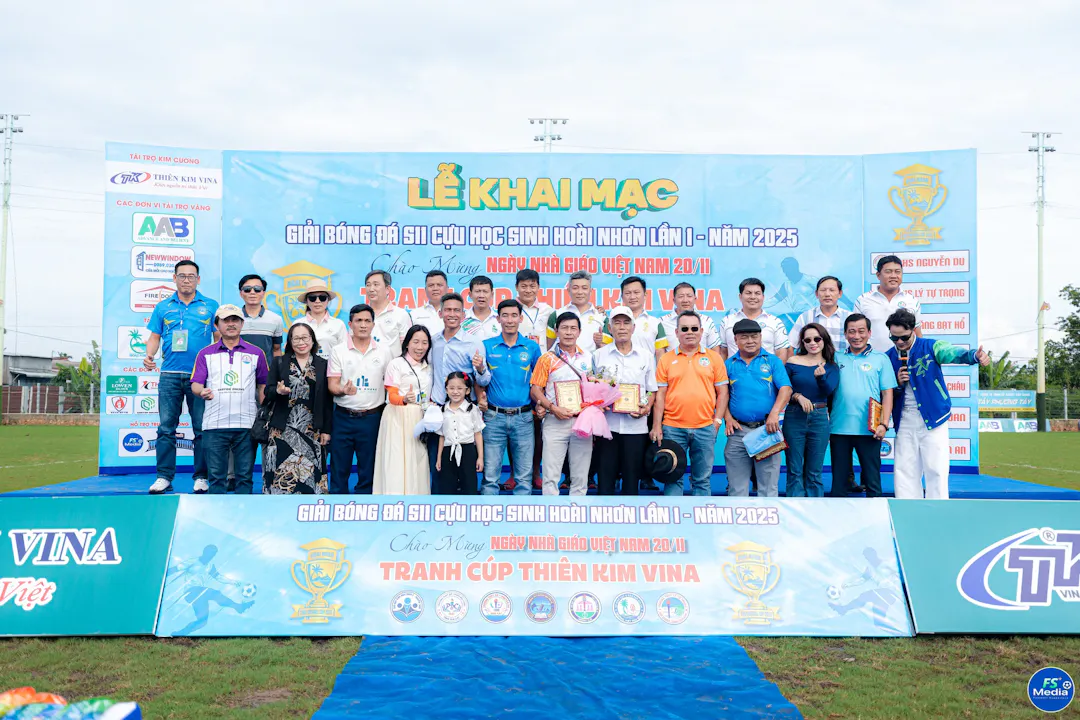 Hình ảnh - Khai Mạc Giải Bóng Đá S11 Cựu Học Sinh Hoài Nhơn Lần 1 – 2025