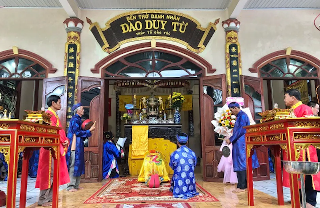Hình ảnh - Lễ giỗ Danh nhân Văn hóa Đào Duy Từ
