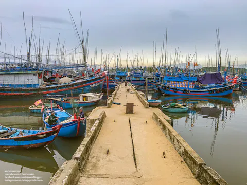 Bờ kè biển Tam Quan - Điểm check-in ngắm hoàng hôn cực phẩm ở Hoài Nhơn