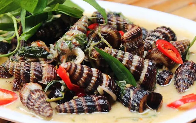 Ốc Len Xào Dừa
