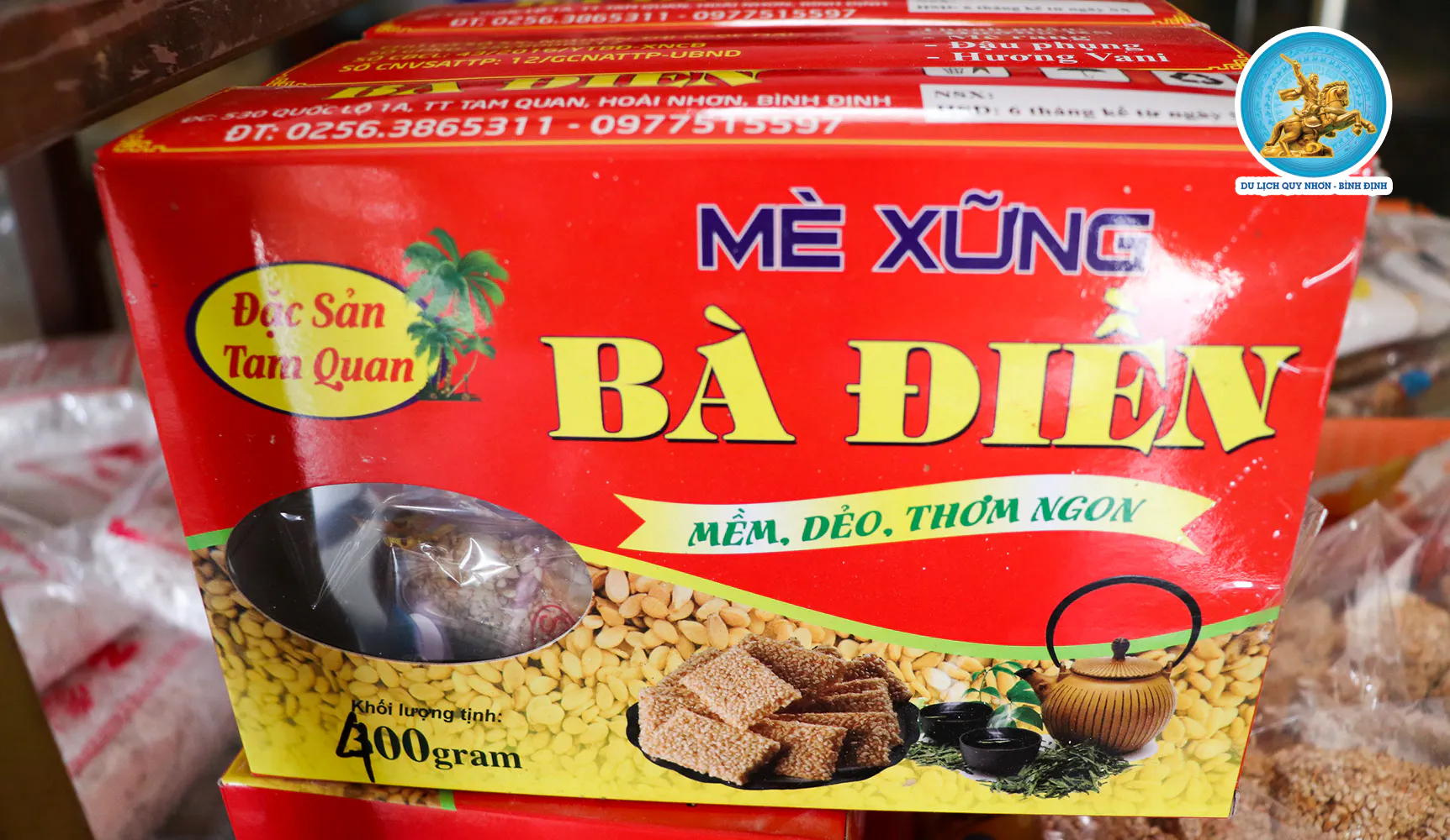 Trải Nghiệm Kẹo Mè Xửng Hoài Nhơn