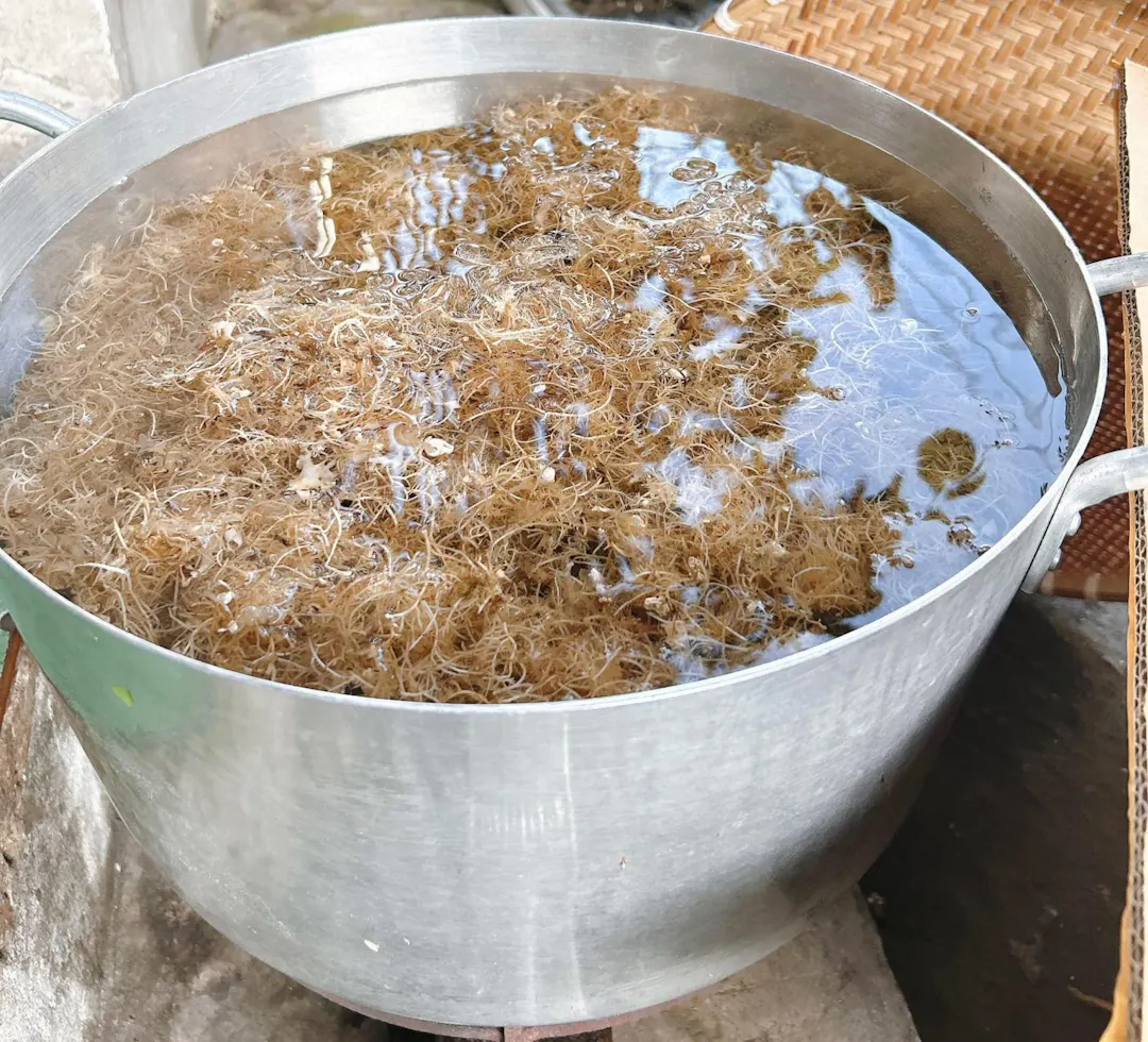 Quy trình nấu xu xoa truyền thống lưu truyền qua nhiều thế hệ