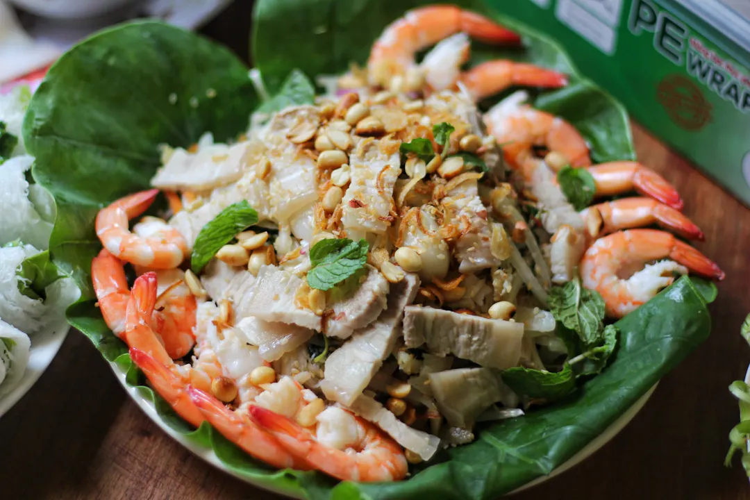 Cách làm gỏi mít non Bình Định dẻo bùi trắng phao hông chát