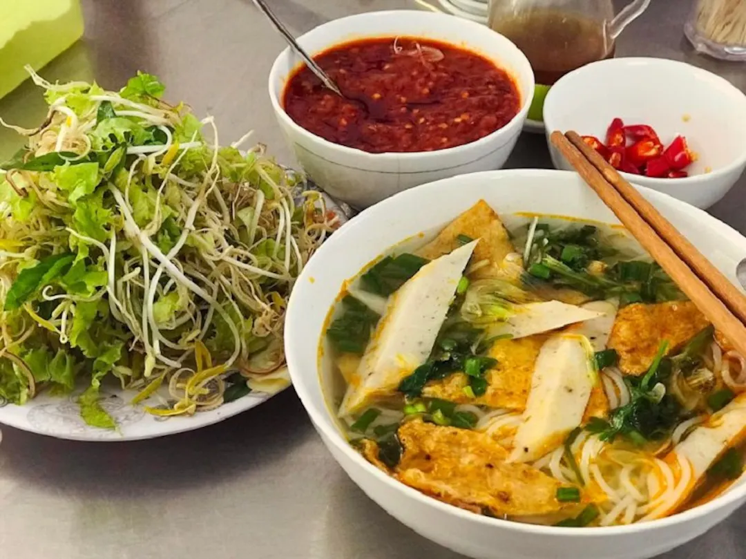 Nghệ thuật chế biến bún chả cá Bình Định