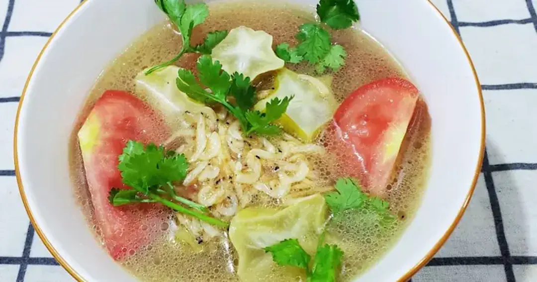 Canh rau đét / bí đao nấu ruốt khô