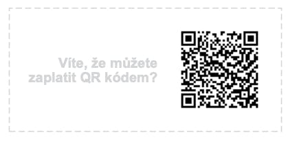 QR kod pro platbu na vystavené faktuře od FakturaOnline.cz 