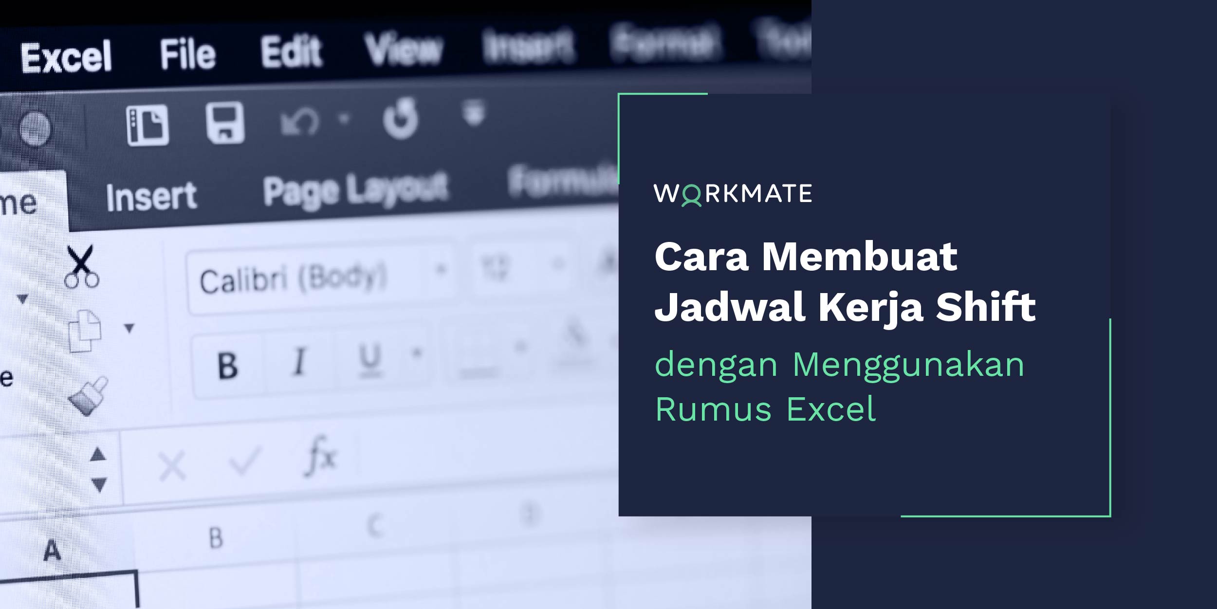 Business: Cara Membuat Jadwal Kerja Shift Dengan Rumus Excel | Workmate