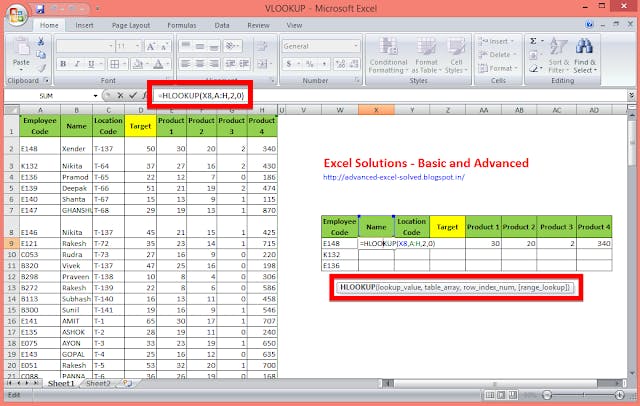 Referensi: Advanced Excel Solved