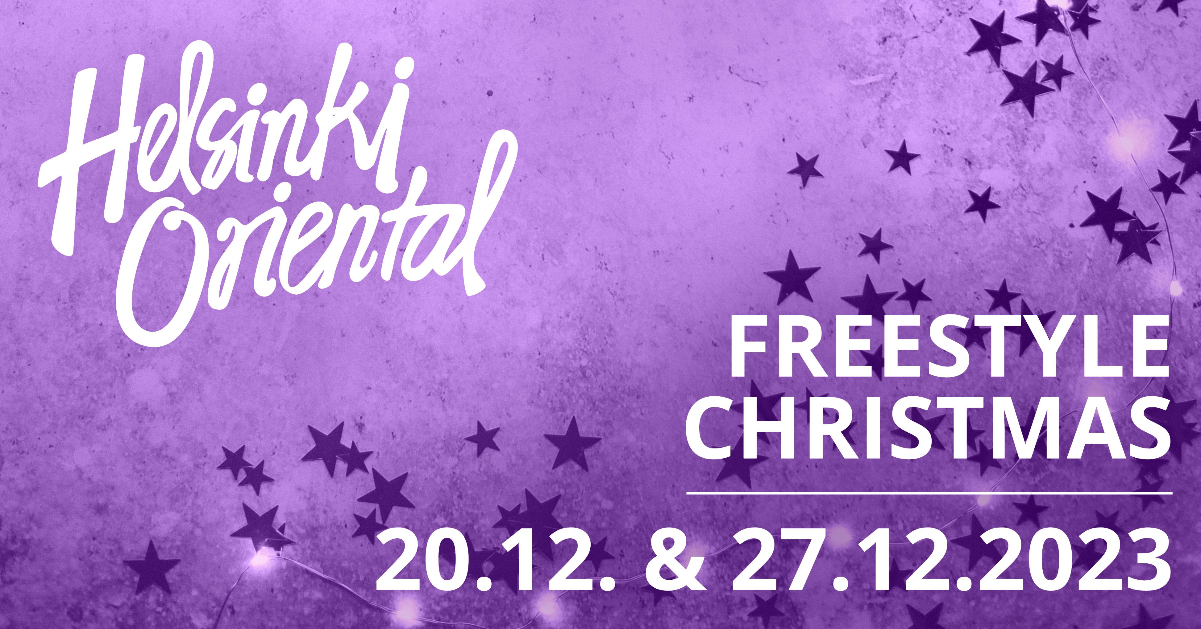 Helsinki Oriental Freestyle Christmas 20.12. & 27.12.2023