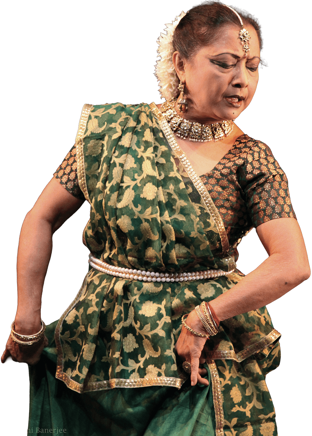 Saswati Sen in a Kathak pose