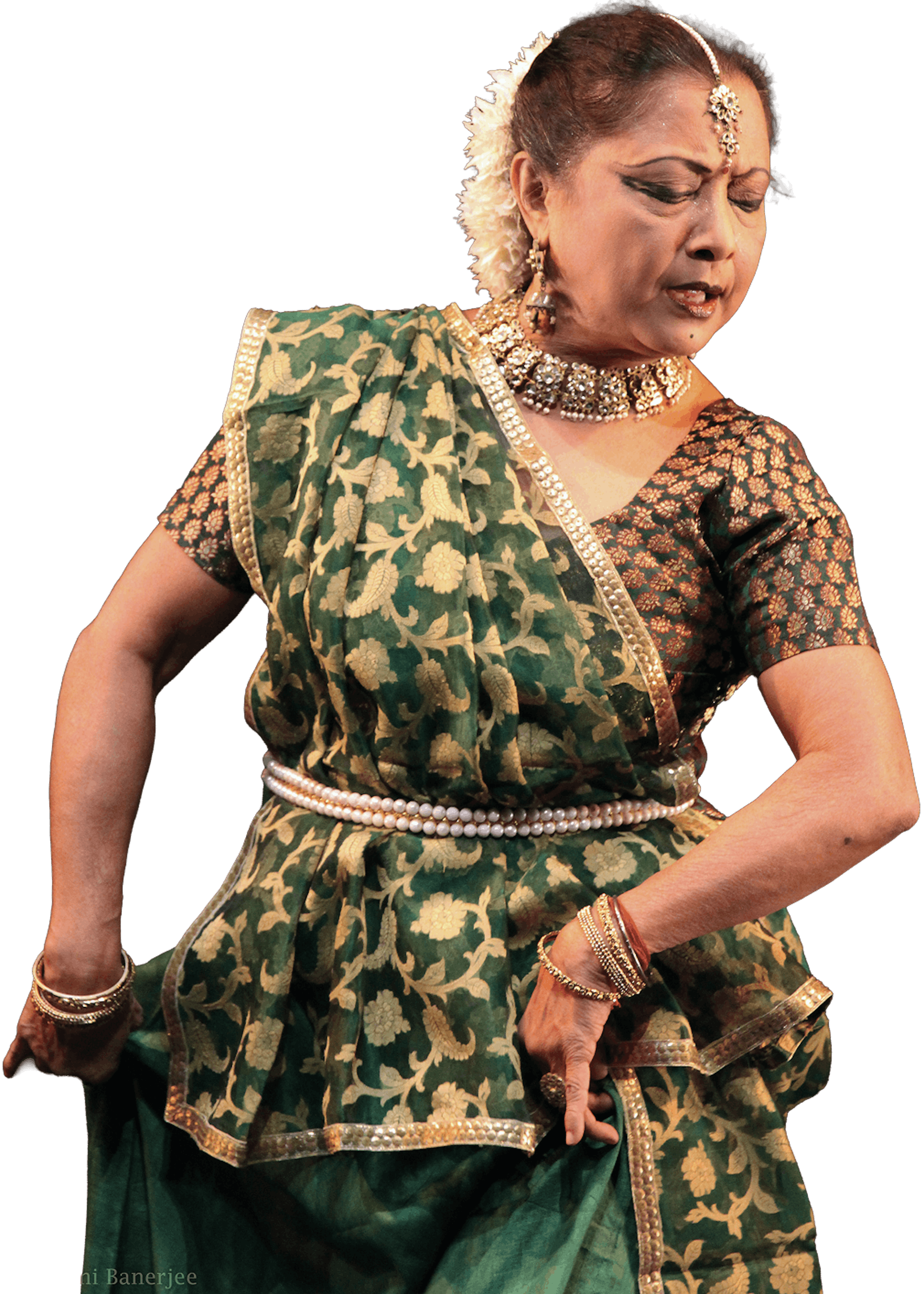 Saswati Sen in a Kathak pose