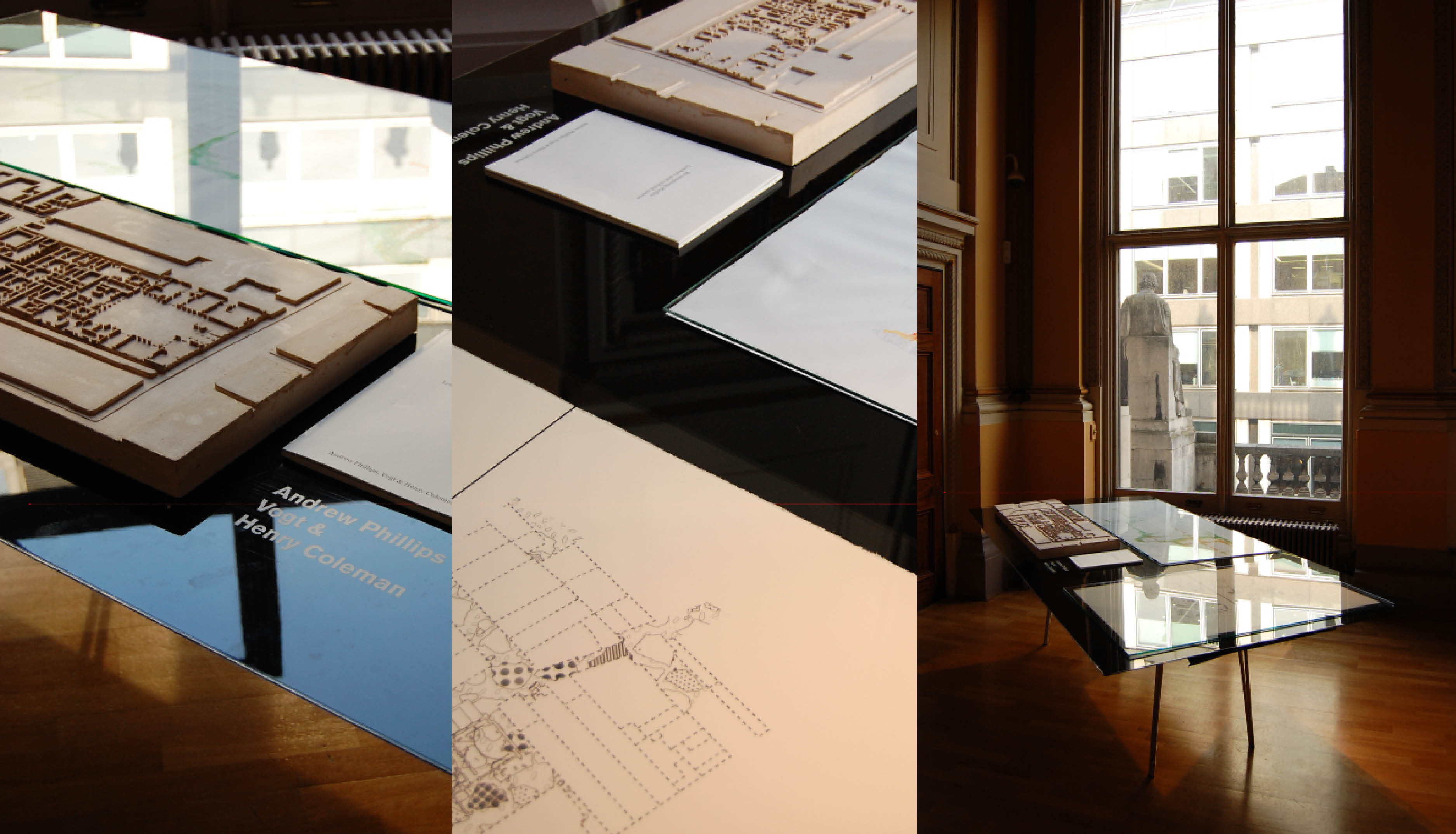 Installation of 'Reimagining Mayfair', Architects Journal and Royal Academy competition, with a team of Henry Coleman, Andrew Philips Architects  and Irene Djao-Rakatine for Vogt