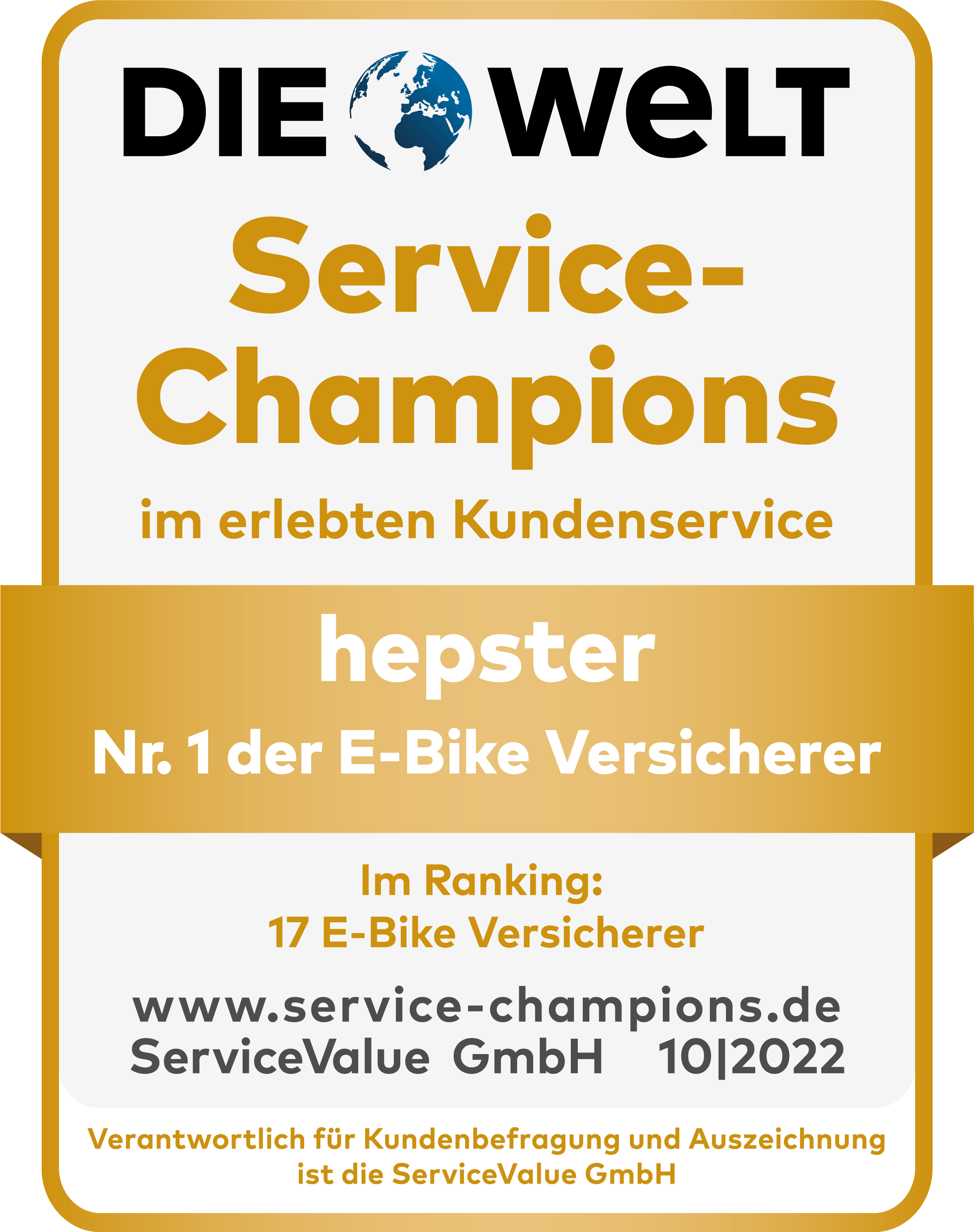 hepster Service Champion Die Welt