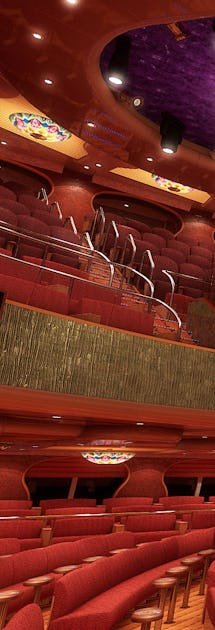 Teatern i väntan på en Las Vegas-inspirerad show