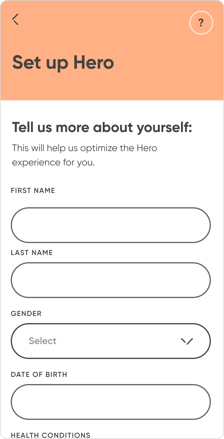 Create your Hero account