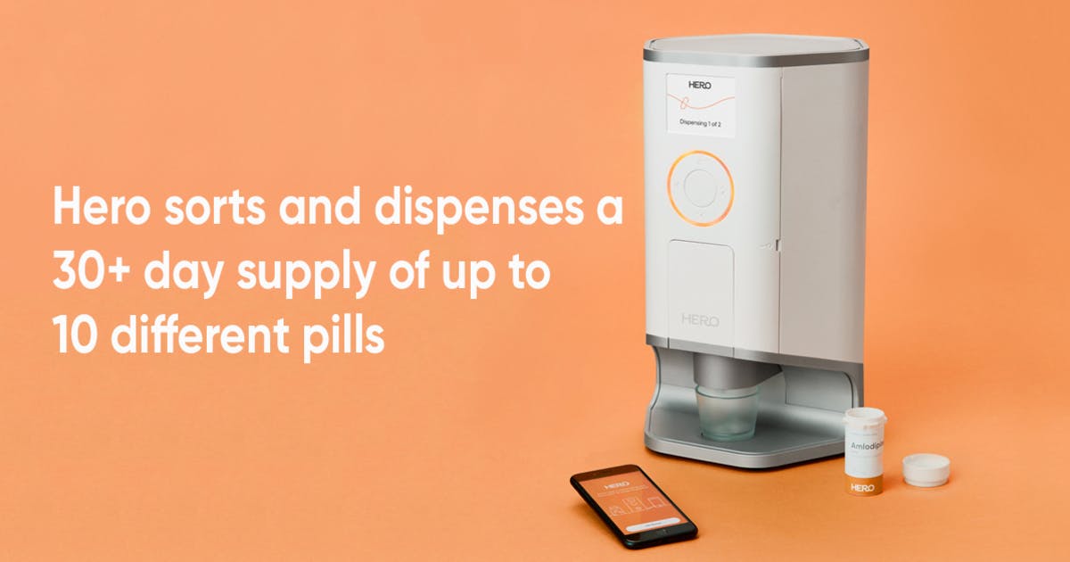 Automatic Pill Dispenser, Sorter & Manager Hero