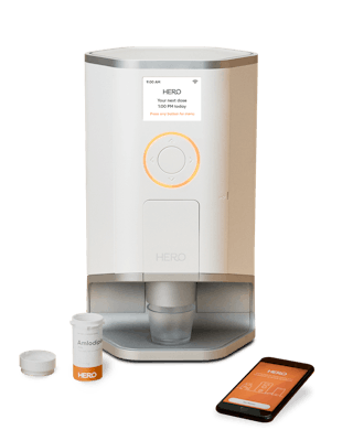 Your pills at the push of a button