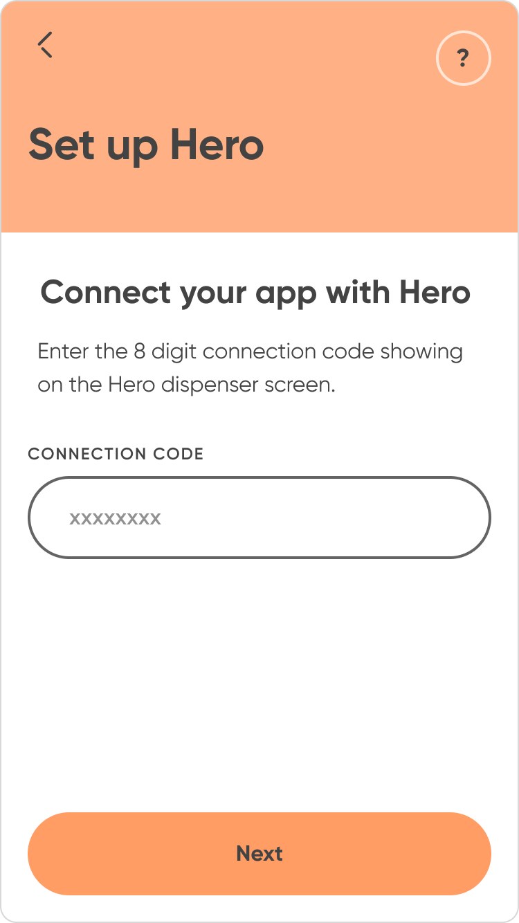 Connect your smart dispenser to the app