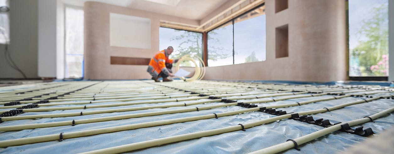 Pose de plancher chauffant en Normandie