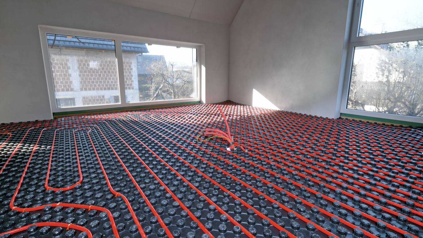 Installation de plancher chauffant à Cholet