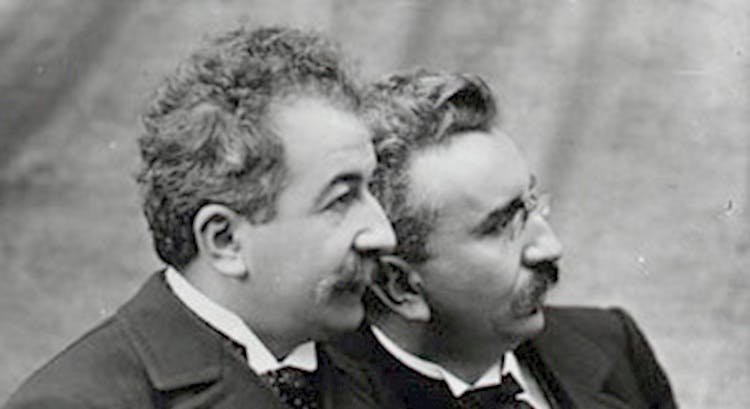 Portrait of the Lumière brothers